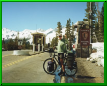 Normally, the park gate would be busy with all the holiday traffic.